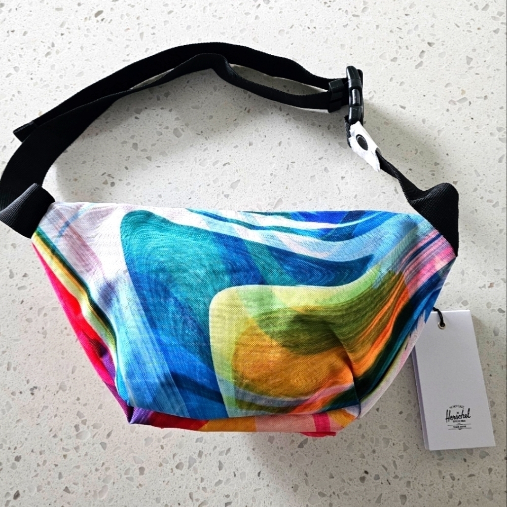 New Hershel Seventeen Hip Bag - Paint Pour Multiple - Picture 5 of 6
